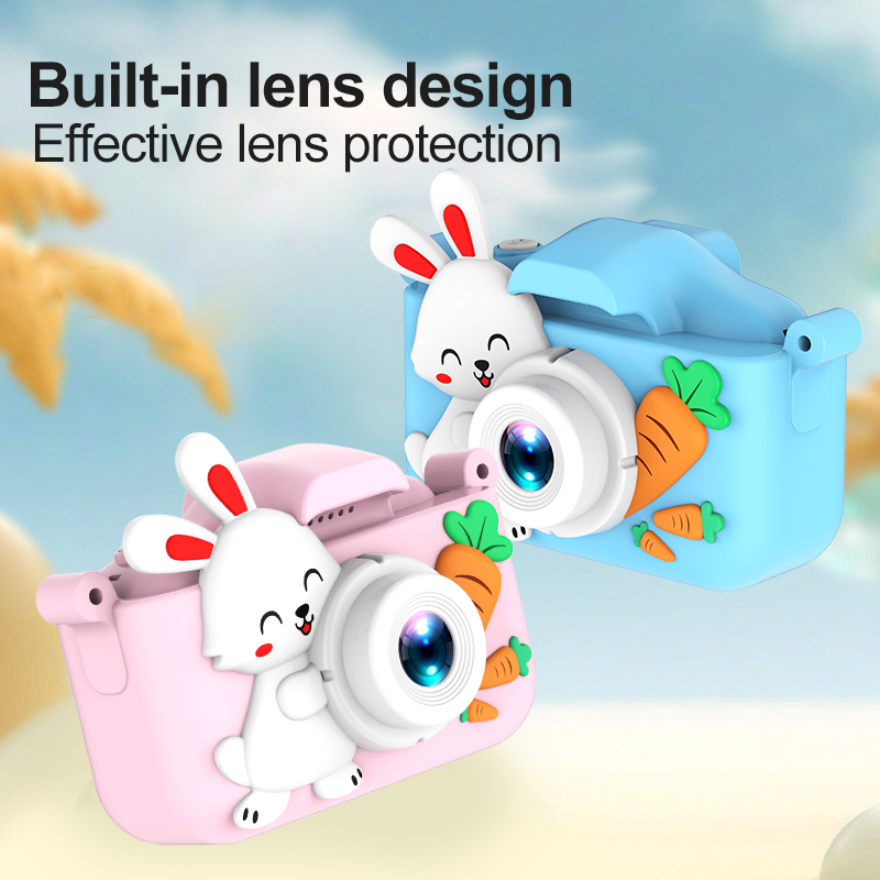 キッズカメラデジタルデュアルカメラ HD 1080P ビデオ - Kids Toys Top View のレビューと価格