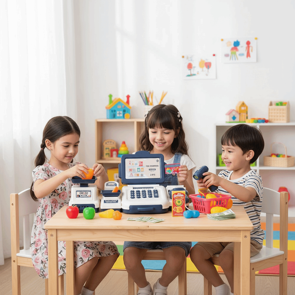 パズルシミュレーションスーパーマーケットレジ楽しいギフトチェ - Toy Cash Register のレビューと価格