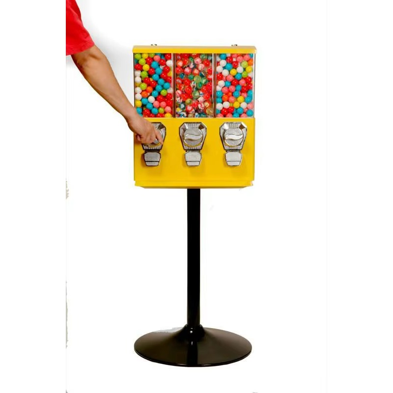2025年製 工場直送 トリプルヘッド 3in1 ガムボール - Kids Toys Vending Machine のレビューと価格