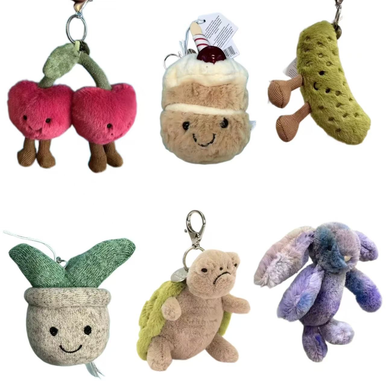 新しいJAブランドのぬいぐるみキーホルダー、かわいいアクセサ - Kids Toys Bag のレビューと価格